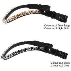 SD� Bespoke Bridle. 2 optional colours of 10mm crystals on the browband.