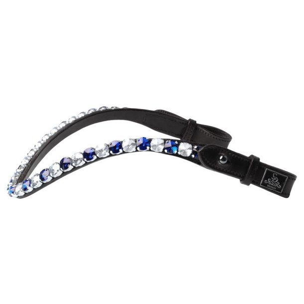 SD Bespoke Browband. 2 optional colours of 10mm crystals.