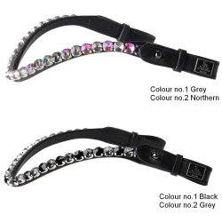 SD Bespoke Browband. 2 optional colours of 10mm crystals.