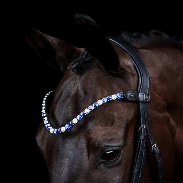 SD Bespoke Browband. 3 optional colours of 10mm crystals.