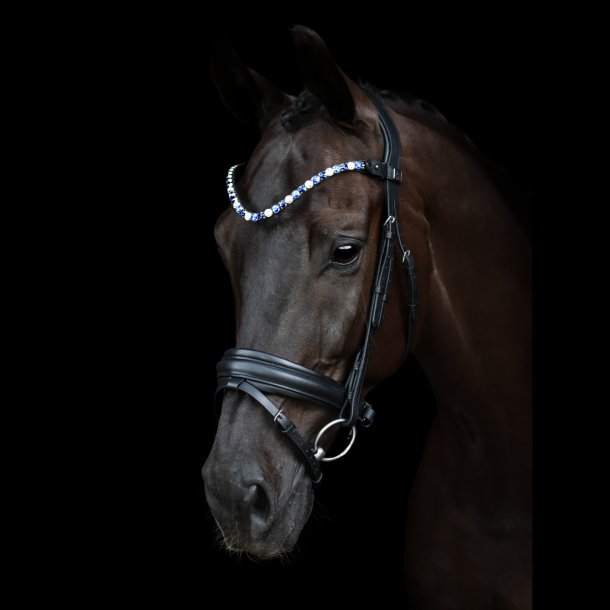 SD Bespoke Browband. 3 optional colours of 10mm crystals.