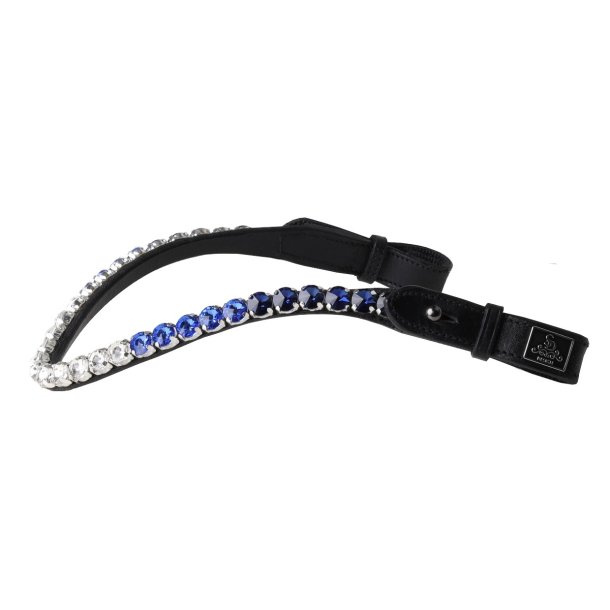 SD Bespoke Ombre Browband. 3 optional colours of 10mm Crystals.