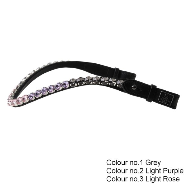 SD Bespoke Ombre Browband. 3 optional colours of 10mm Crystals.