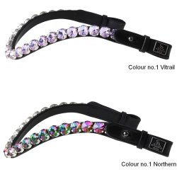 SD Bespoke Browband. 1 optional colour of 14mmCrystals.