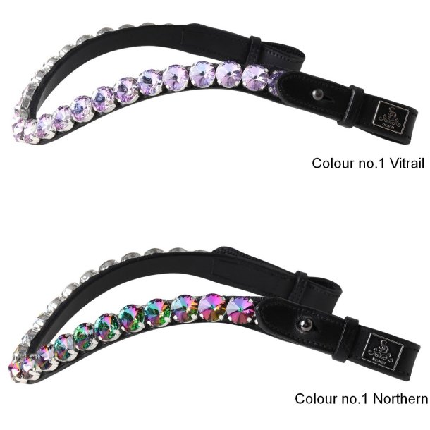SD Bespoke Browband. 1 optional colour of 14mmCrystals.