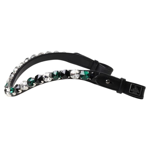 SD Bespoke Browband. 3 optional colours of 14mm Crystals.