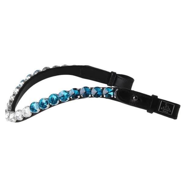SD Bespoke Ombre Browband. 3 optional colours of 14mm Crystals.