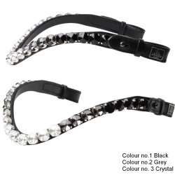 SD Bespoke Ombre Browband. 3 optional colours of 14mm Crystals.
