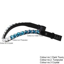 SD Bespoke Ombre Browband. 3 optional colours of 14mm Crystals.