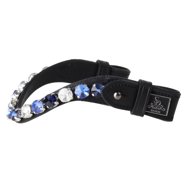 SD Bespoke Hobby Horse Browband. 3 optional colours of 10mm Crystals.