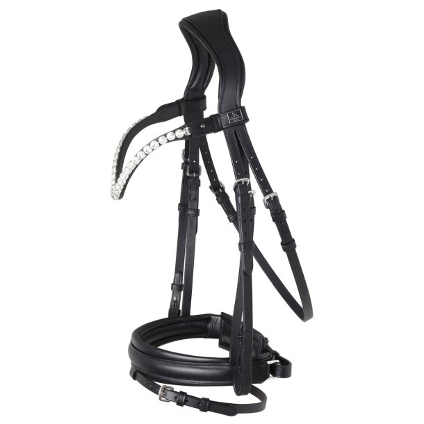 SD L nique II bridle. Black.