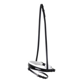 SD Noseband. black/white/Patent.
