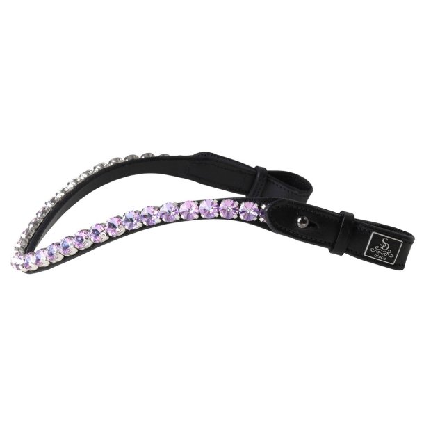 SD Bespoke Browband Vitrail Lights. 10mm Crystals.