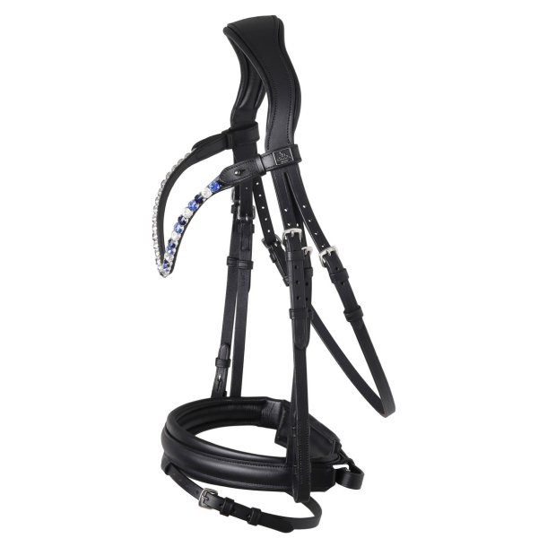 SD� Bespoke Bridle. 3 optional colours of 10mm crystals on the browband.