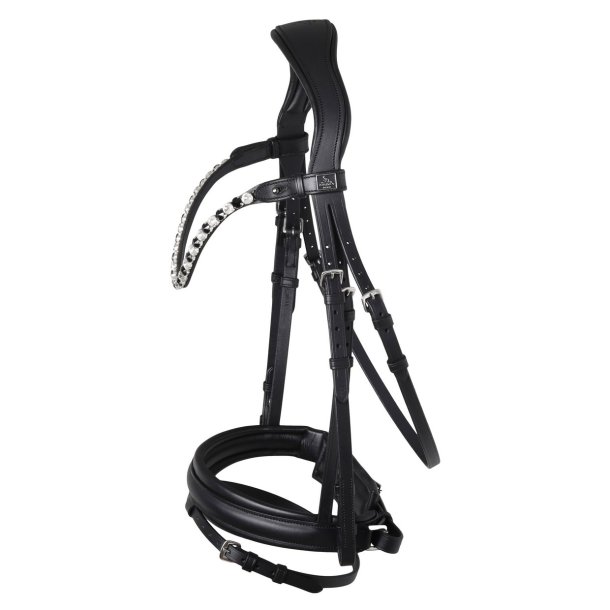 SD� Bespoke Bridle. 2 optional colours of 10mm crystals on the browband.