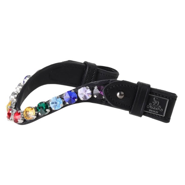 SD Bespoke Hobby Horse Rainbow Browband. 