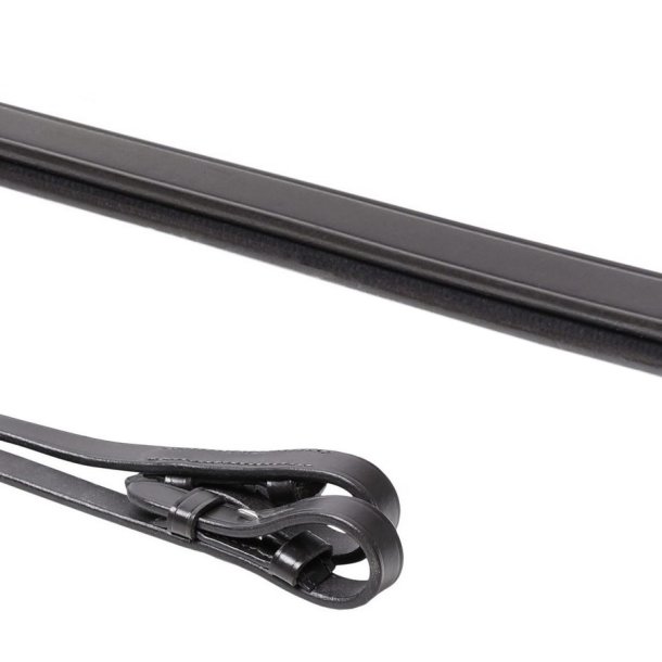 SD Leather reins 16mm. Black. 