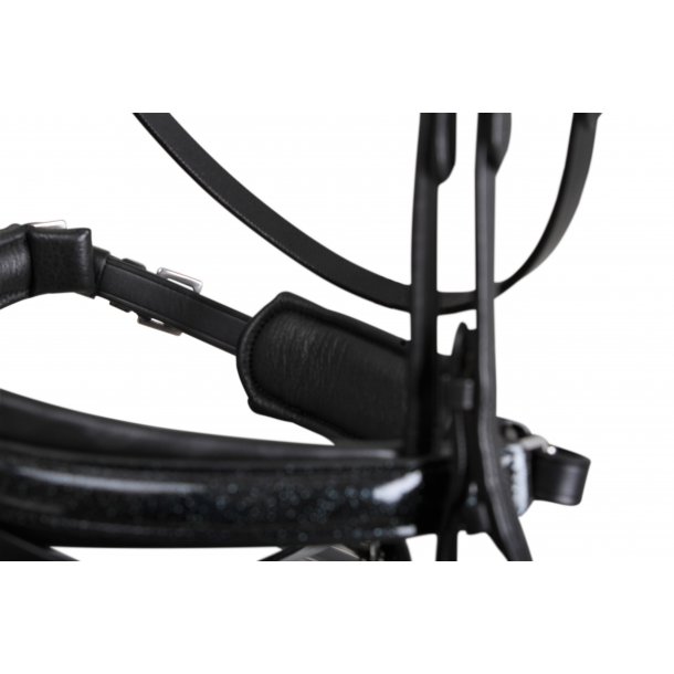 SD Mystery bridle in Black. 
