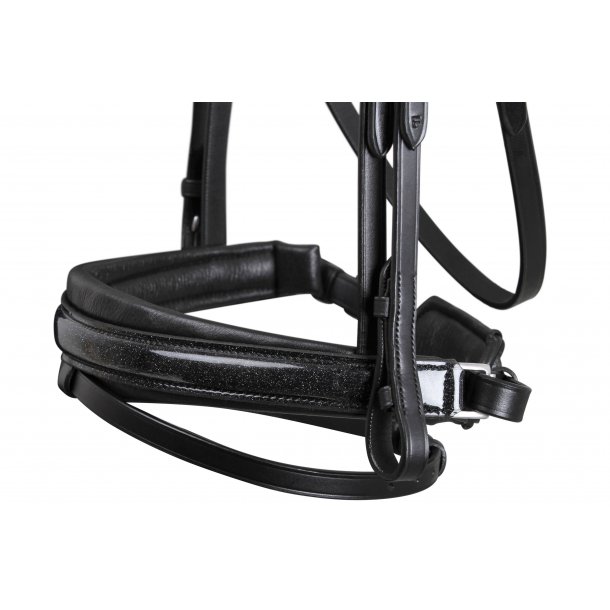 SD Mystery bridle in Black. 
