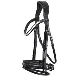 SD Mystery bridle in Black. 