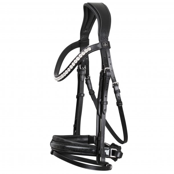 SD Mystery bridle in Black. 