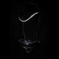 SD Mystery bridle in Black. 
