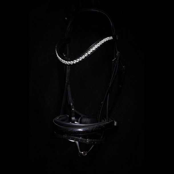 SD Mystery bridle in Black. 