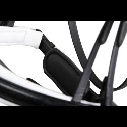 SD Mystery bridle. Black/White. 