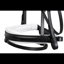 SD Mystery bridle. Black/White. 