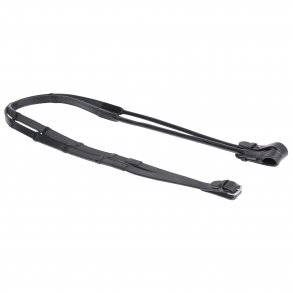 SD Rolled half leather/ supergrip reins. Black. 