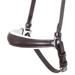 SD Drop Noseband Brown/White.