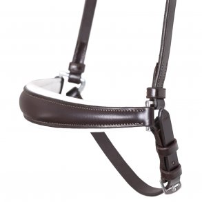 SD Drop Noseband Brown/White.