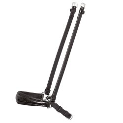 SD Drop Noseband Black/Black/Glitter Patent. 