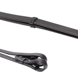 SD Leather reins with stoppers. Black.