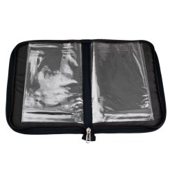 SD Hollywood Glamorous passport holder. Midnight sparkle.