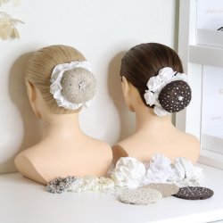 SD Alycia Scrunchie. White.