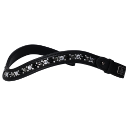 SD Jewel browband. Black. 