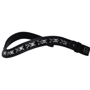 SD Jewel browband. Black. 